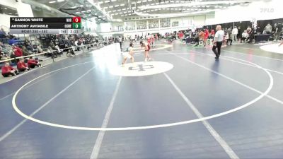 157 lbs Cons. Round 4 - Anthony Avitabile, Oswego State vs Gannon White, Norwich
