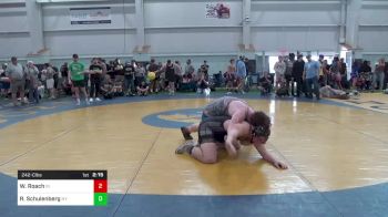 242-C lbs Round Of 16 - Wyatt Roach, IN vs Ryan Schulenberg, NY