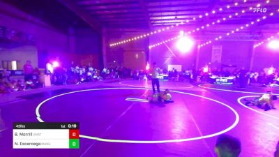 43 lbs Consi Of 4 - Brigston Morrill, Unattached vs Noah Escarcega, Manu WC