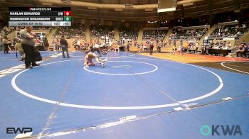 61 lbs Consi Of 16 #2 - Harlan Edwards, Coweta Tiger Wrestling vs Remington Shearburn, Spartan Wrestling Fort Smith