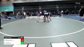 215 lbs Consi Of 8 #1 - Noah Mangomo, Thomas Edison vs Gage Ponton, Mountain View (ID)