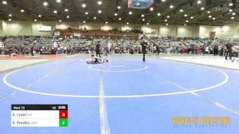 73 lbs 3rd Place - Aaron Lopez, RedWave Wrestling vs Arav Pandey, American Dream Wrestling Club