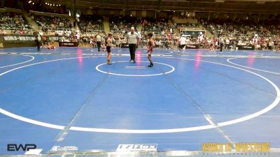 73 lbs Consi Of 16 #1 - Logan De Guzman, Monster Garage vs Braxton Richardson, Jackson County Wrestling Club
