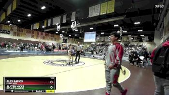 120 lbs Champ. Round 3 - Slater Hicks, Valencia (Valencia) vs Alex Ramos, Clovis West