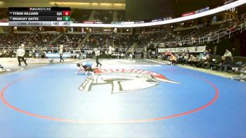 II-124 lbs Cons. Round 3 - Bradley Gatto, Highland vs Tysun Gilliard, Eagle Academy