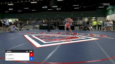 200 lbs Final - Grace Leota, FL vs Josephine Larson, IL