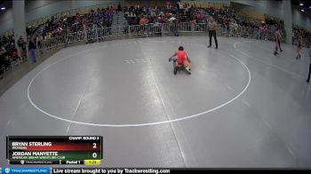 106 lbs Champ. Round 3 - Bryan Sterling, Michigan vs Jordan Manyette, American Dream Wrestling Club