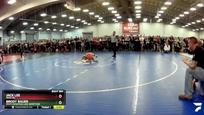 49 lbs 1st Place Match - Brody Bauer, Smith Mountain Lake Wrestling vs Jack Lee, Nova WC