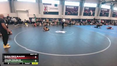 60 lbs Quarterfinal - Steven Molina Iii, Sentinels Wrestling Academy vs Elisha Price Blalock, Vici Wrestling Club