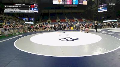 155 lbs Cons. Rd Of 64 - Alezandra Robles, AZ vs Makenna Howell, OK