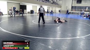 135 lbs Semis (4 Team) - Sam Regnier, Marshall/Lakeview/RTR vs Carsten Rath, Hutchinson