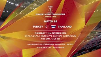 TUR vs THA | 2018 FIVB Womens World Championships