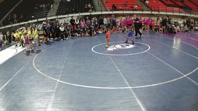 60 lbs Jayzie Whitford, Utah 14U Girls vs Davina Chavez, California 14U Girls