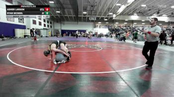 141 lbs Cons. Round 2 - Asher Larson, Ottawa University vs Ryan McNeel, Avila