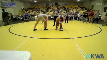 195 lbs Consi Of 8 #1 - Elijah Eligio, Tahlequah Wrestling Club vs Nolan Ross, Coweta JH