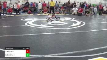 45-B lbs Semifinal - Jaxton Wirick, OH vs Owen Buckley, MI