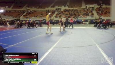 D2-157 lbs Champ. Round 1 - Aaron Manone, Ironwood vs Vincent Carpena, Mountain Pointe