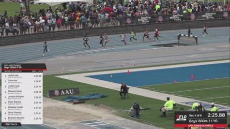 2026 AAU Junior Olympic Games - Youth Boys' 800m, Finals 5 - Age 11