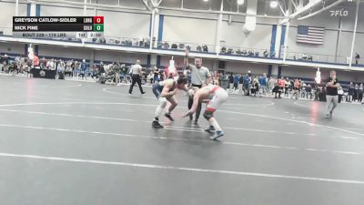 174 lbs Round Of 32 - Greyson Catlow-Sidler, Long Island - Unattached vs Nick Fine, Columbia