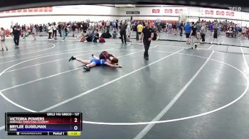 127 lbs Round 2 - Brylee Gugelman, Hawk vs Victoria Powers, Nebraska Wrestling Academy