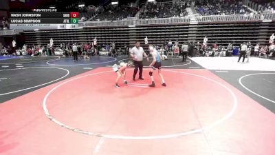 116 lbs Rr Rnd 4 - Nash Johnston, Sanderson Wrestling Academy vs Lucas Simpson, Athlos Wrestling