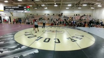 190 lbs 1st Place Match - Addy Smith, Princeton vs Victoria Quintero, Coppell Black