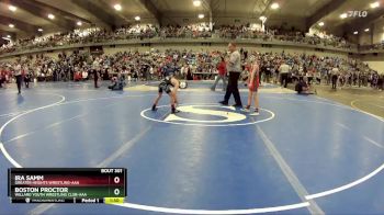 70 lbs Champ. Round 1 - Ira Samm, Greater Heights Wrestling-AAA vs Boston Proctor, Willard Youth Wrestling Club-AAA