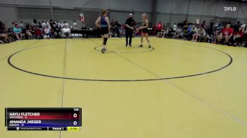 130 lbs Placement Matches (8 Team) - Hayli Fletcher, Wisconsin vs Amanda Jaeger, Kansas