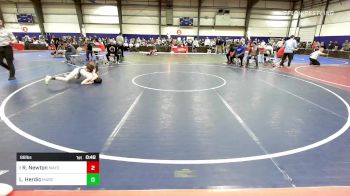 88 lbs Consi Of 8 #2 - Robby Newton, Mayo Quanchi vs Landon Herdic, MarcAurele