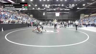 144 lbs Cons. Round 1 - Major Giles, Newton vs Parker Gillen, Overland Park - Blue Valley Southwest HS