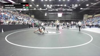 144 lbs Cons. Round 1 - Major Giles, Newton vs Parker Gillen, Overland Park - Blue Valley Southwest HS