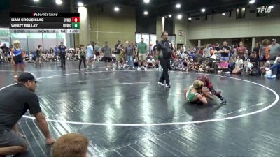 75 lbs Round 3 (6 Team) - Liam Crousillac, Gulf Coast WC vs Wyatt Ballay, Williamson County WC
