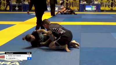 LEILANI ROSE ESTEBAN vs AMANDA LOEWEN 2022 World IBJJF Jiu-Jitsu No-Gi Championship