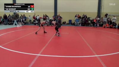 85 lbs Cons. Round 1 - Qc Schuldt, Montevideo vs Ryker DuChateau, Luxemburg-Casco