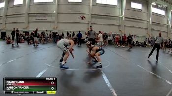 144 lbs Round 3 (4 Team) - Karson Yancer, OMP vs Brady Hand, Noke RTC