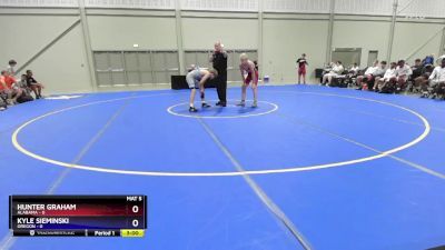 126 lbs Round 1 (8 Team) - Hunter Graham, Alabama vs Kyle Sieminski, Oregon