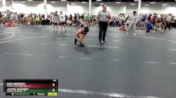 113 lbs Round 1 (4 Team) - Sam Hershey, Moser`s Mat Monsters vs Justin Schmidt, Savage WA White