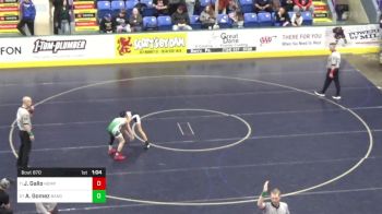 103 lbs Round Of 16 - Joey Gallo, Hempfield vs Andrew Gomez, Bangor