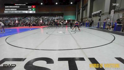 160 lbs Consi Of 8 #1 - Jake Broadhead, Crimson Cliffs vs Gavin Meraw, Other