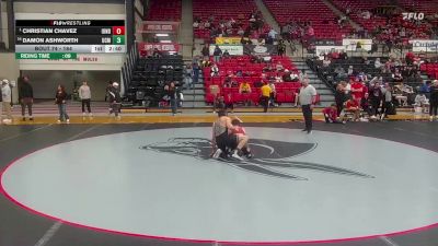 184 lbs Champ. Round 1 - Christian Chavez, Indianapolis vs Damon Ashworth, Central Missouri