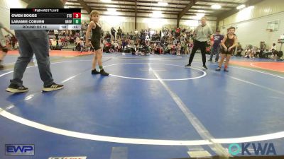 70-75 lbs Round Of 16 - Owen Boggs, Cleveland Takedown vs Laramie Coburn, Grover Rains Wrestling Club