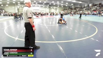 4-165 lbs Cons. Round 2 - Ethan Johnson, Tuscarora High School vs Jaden Hardman, Phoebus