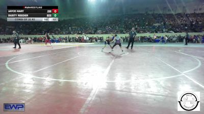 96 lbs Consi Of 32 #2 - Jayce Hart, Jenks vs Dusty Reeder, Husky Wrestling Club