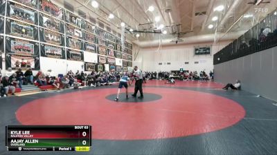 155-157 lbs Round 1 - Kyle Lee, Ralston Valley vs Aajay Allen, Overland