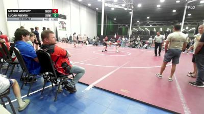 134 lbs Rr Rnd 3 - Mason Whitney, Mat Assassins Black - HSC vs Lucas Reeves, Carpe Diem - HSC