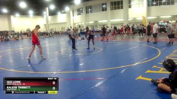 144 lbs Round 4 (6 Team) - Ace Lowe, Ohio Titan Blue vs Kaleeb Tribbett, War Ready