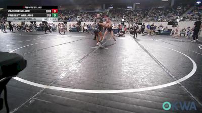 85 lbs Quarterfinal - ZaNique Miller, Cowboy Wrestling Club vs Presley Williams, Sperry Wrestling Club