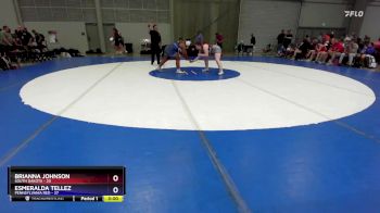 190 lbs Placement Matches (8 Team) - Brianna Johnson, South Dakota vs Esmeralda Tellez, Pennsylvania Red