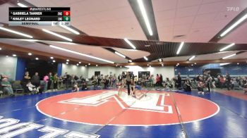 62 lbs Semifinal - Gabriela Tanner, Suples Wrestling Club vs Kinley Leonard, Lakeland Wrestling Club