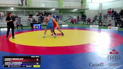 80kg Champ. Round 1 - Joseph Breedlove, Dinos WC vs Sartaj Sanghera, Canadian Mal Wrestling